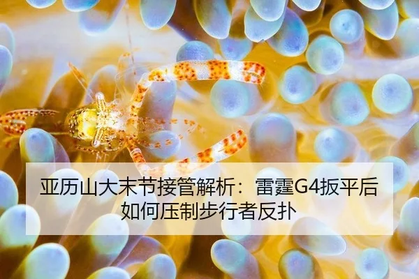 亚历山大末节接管解析：雷霆G4扳平后如何压制步行者反扑